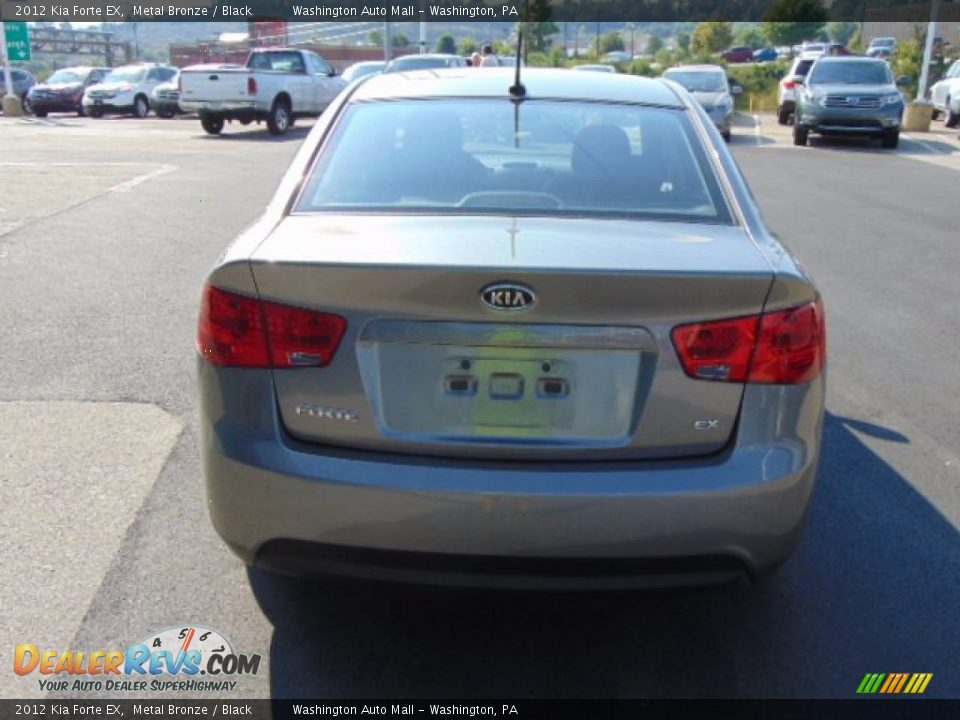 2012 Kia Forte EX Metal Bronze / Black Photo #8