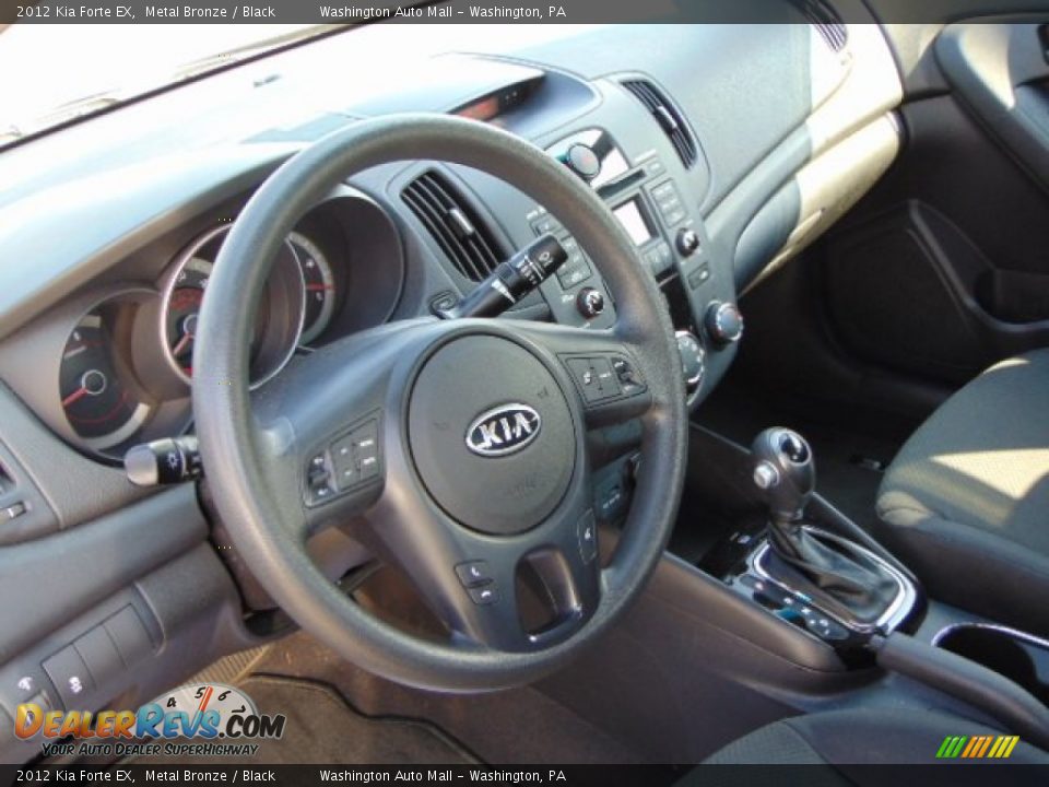 2012 Kia Forte EX Metal Bronze / Black Photo #9
