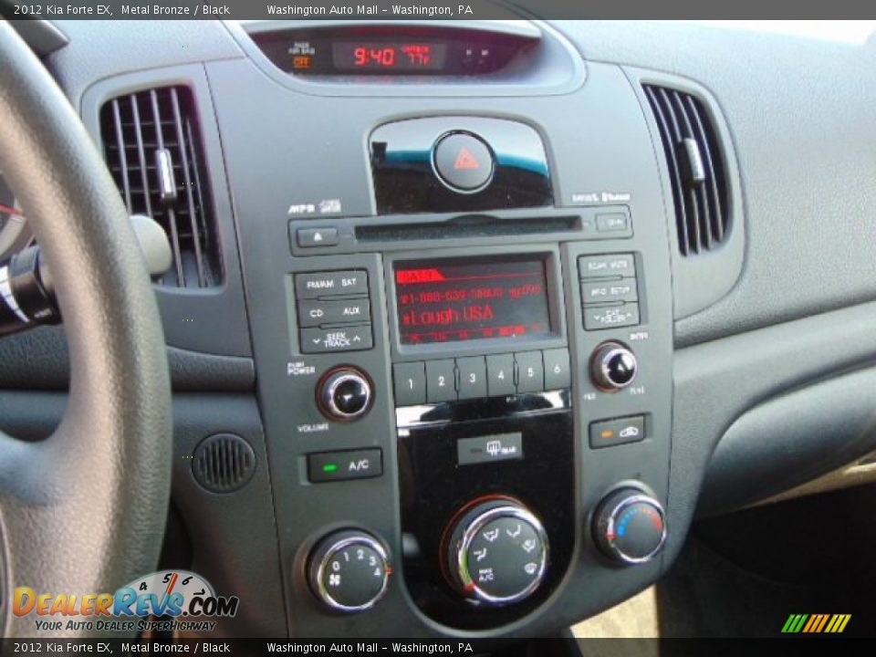 2012 Kia Forte EX Metal Bronze / Black Photo #13