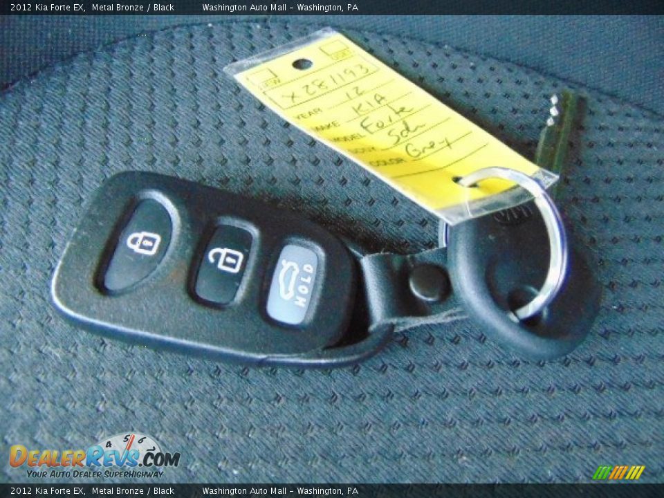 2012 Kia Forte EX Metal Bronze / Black Photo #17