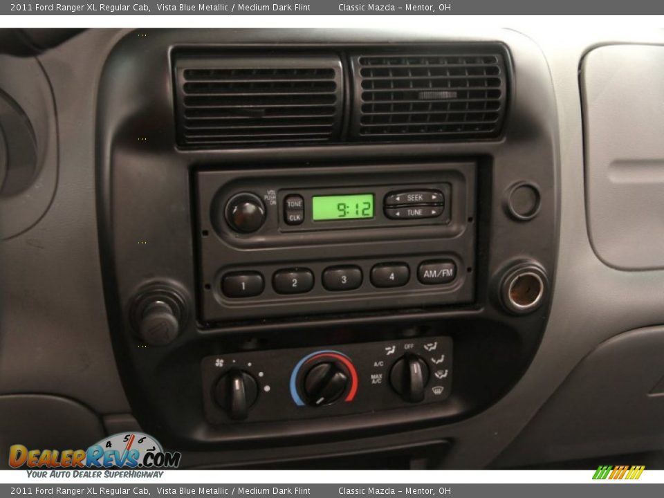 2011 Ford Ranger XL Regular Cab Vista Blue Metallic / Medium Dark Flint Photo #8