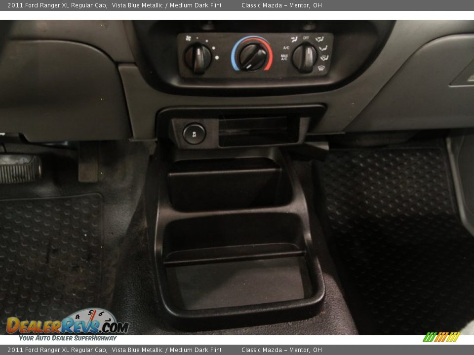 2011 Ford Ranger XL Regular Cab Vista Blue Metallic / Medium Dark Flint Photo #9