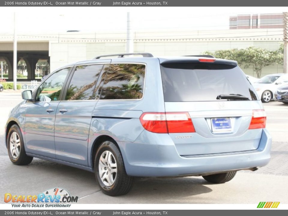 2006 Honda Odyssey EX-L Ocean Mist Metallic / Gray Photo #8