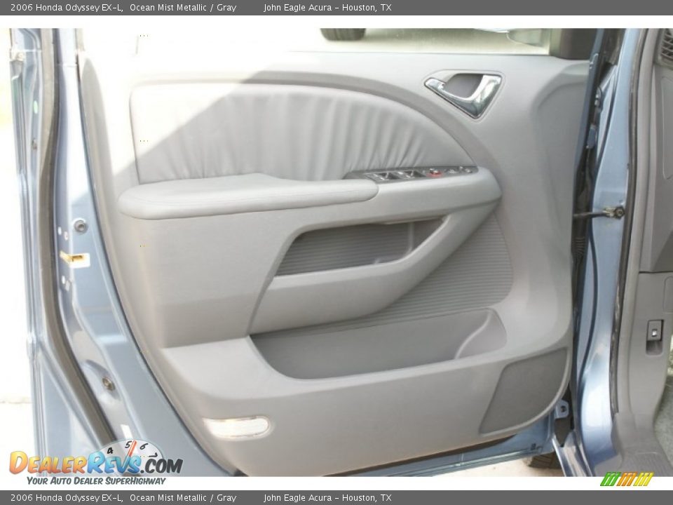 2006 Honda Odyssey EX-L Ocean Mist Metallic / Gray Photo #11