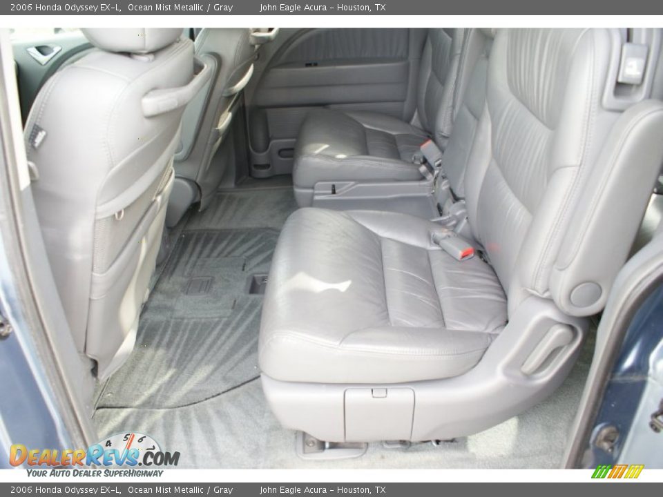 2006 Honda Odyssey EX-L Ocean Mist Metallic / Gray Photo #14