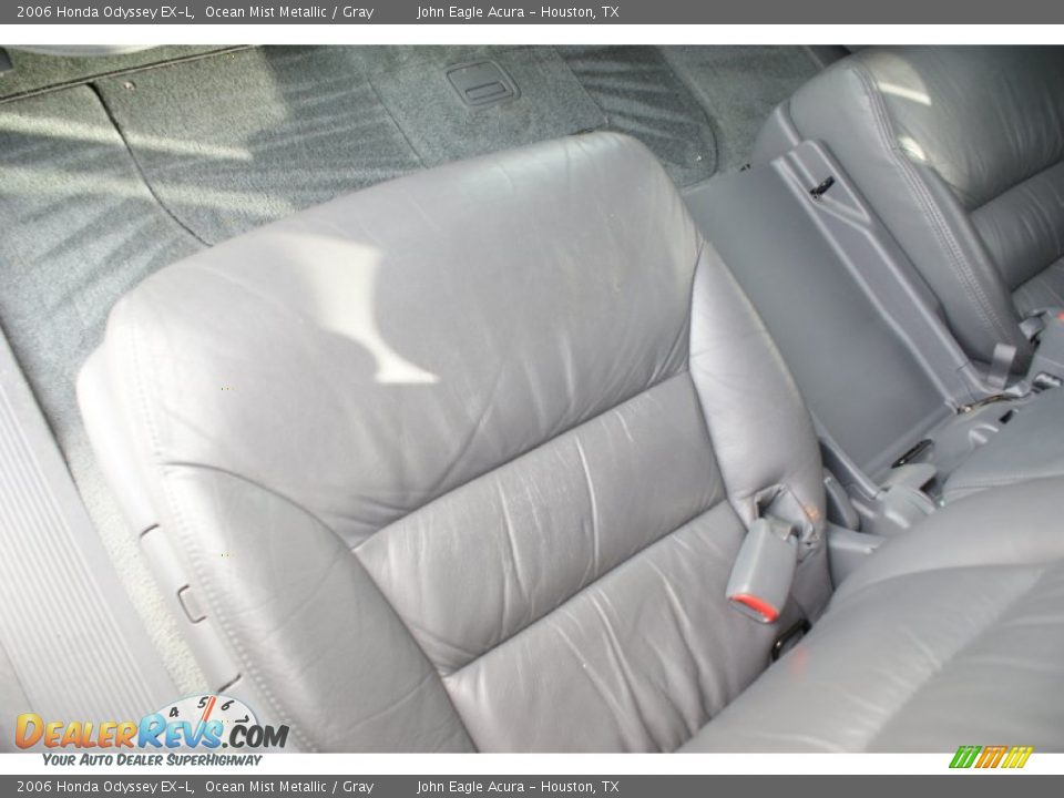 2006 Honda Odyssey EX-L Ocean Mist Metallic / Gray Photo #15
