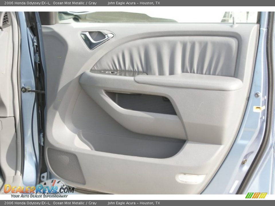 2006 Honda Odyssey EX-L Ocean Mist Metallic / Gray Photo #22