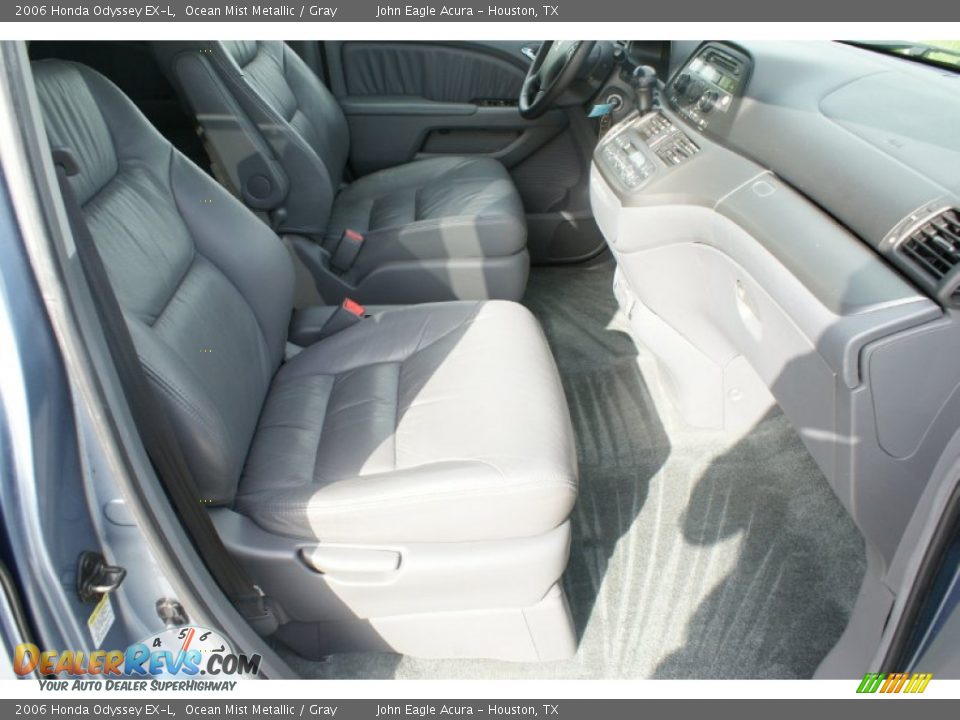 2006 Honda Odyssey EX-L Ocean Mist Metallic / Gray Photo #23