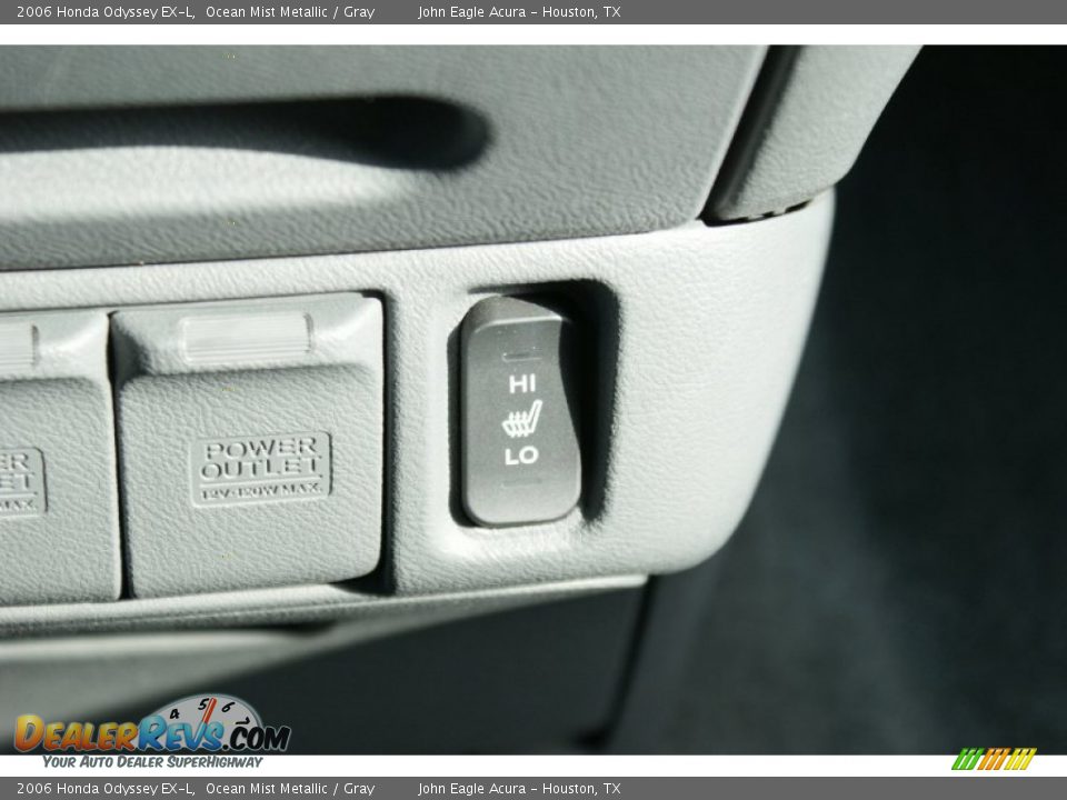 2006 Honda Odyssey EX-L Ocean Mist Metallic / Gray Photo #35