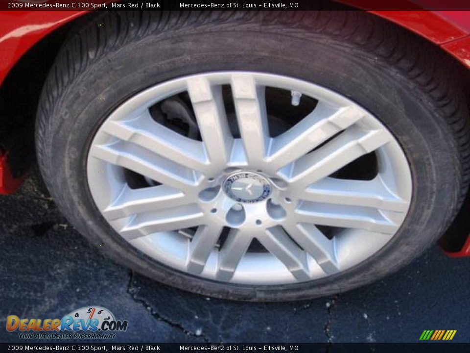 2009 Mercedes-Benz C 300 Sport Mars Red / Black Photo #4