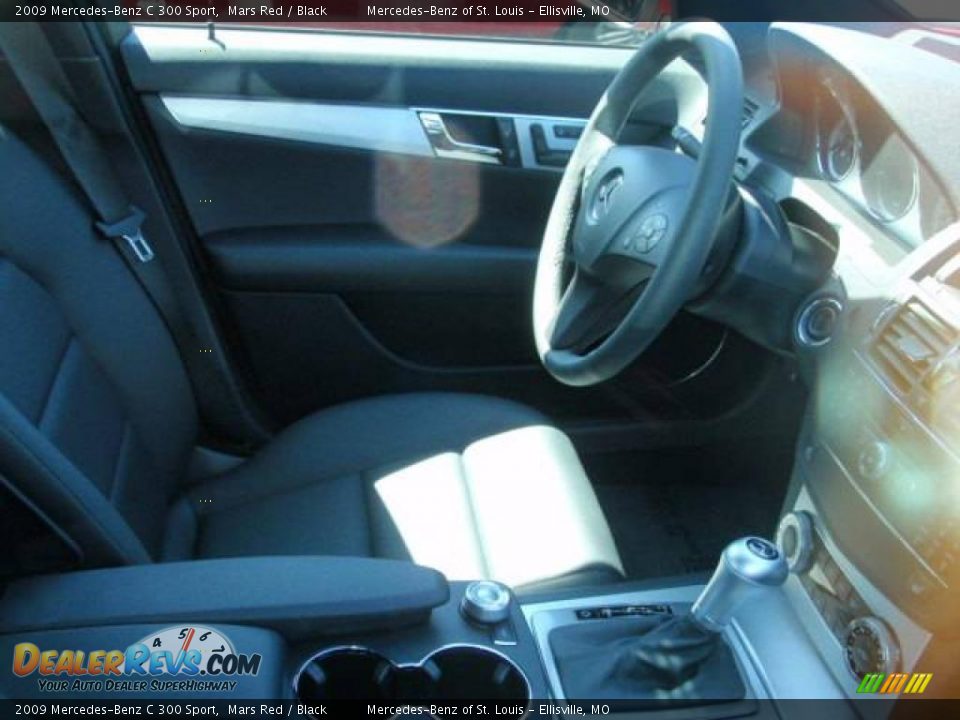 2009 Mercedes-Benz C 300 Sport Mars Red / Black Photo #5