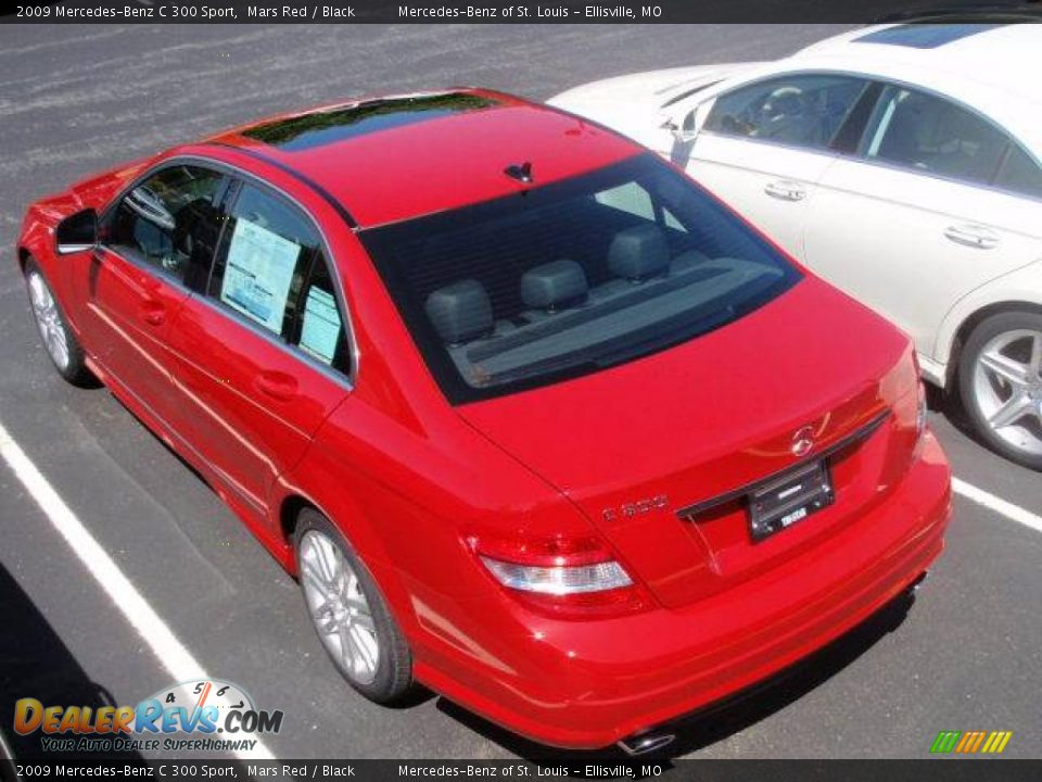 2009 Mercedes-Benz C 300 Sport Mars Red / Black Photo #7