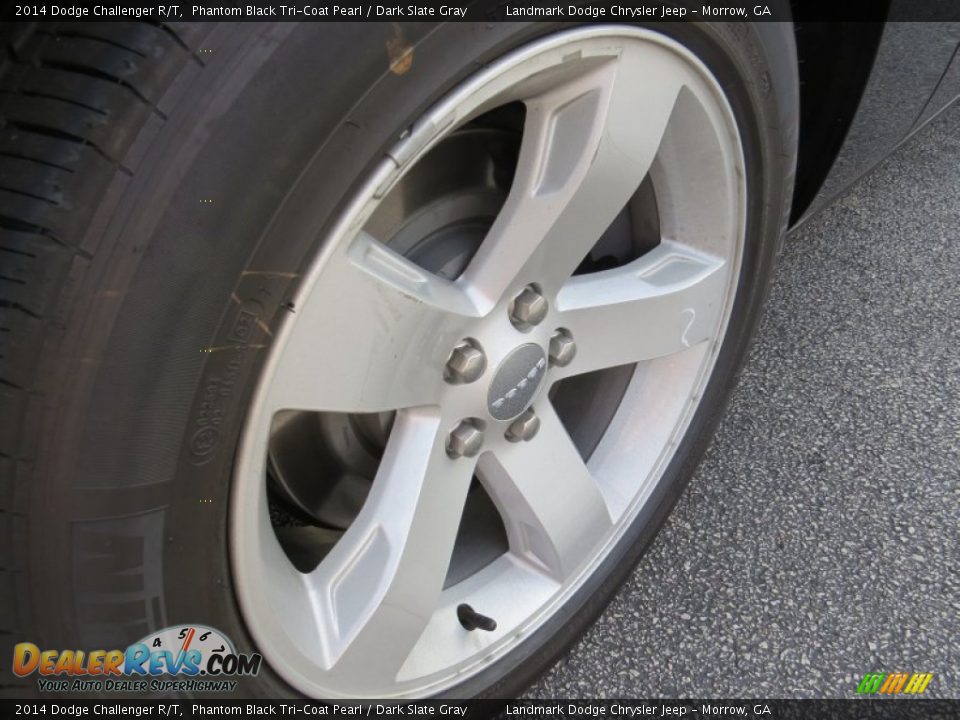 2014 Dodge Challenger R/T Phantom Black Tri-Coat Pearl / Dark Slate Gray Photo #5
