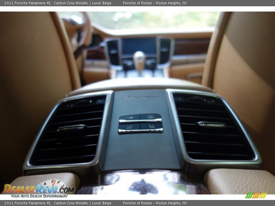 2011 Porsche Panamera 4S Carbon Grey Metallic / Luxor Beige Photo #17