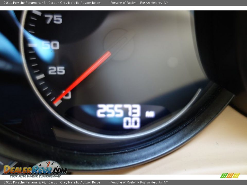 2011 Porsche Panamera 4S Carbon Grey Metallic / Luxor Beige Photo #22