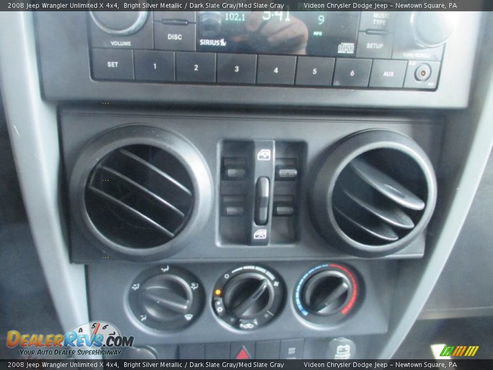 2008 Jeep Wrangler Unlimited X 4x4 Bright Silver Metallic / Dark Slate Gray/Med Slate Gray Photo #24