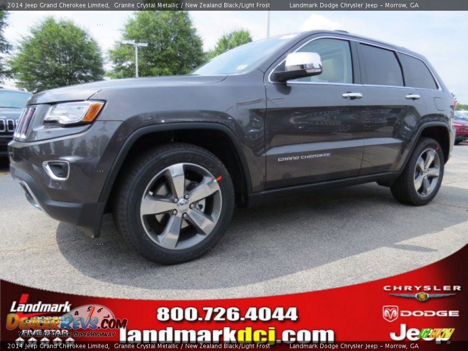 2014 Jeep Grand Cherokee Limited Granite Crystal Metallic / New Zealand Black/Light Frost Photo #1
