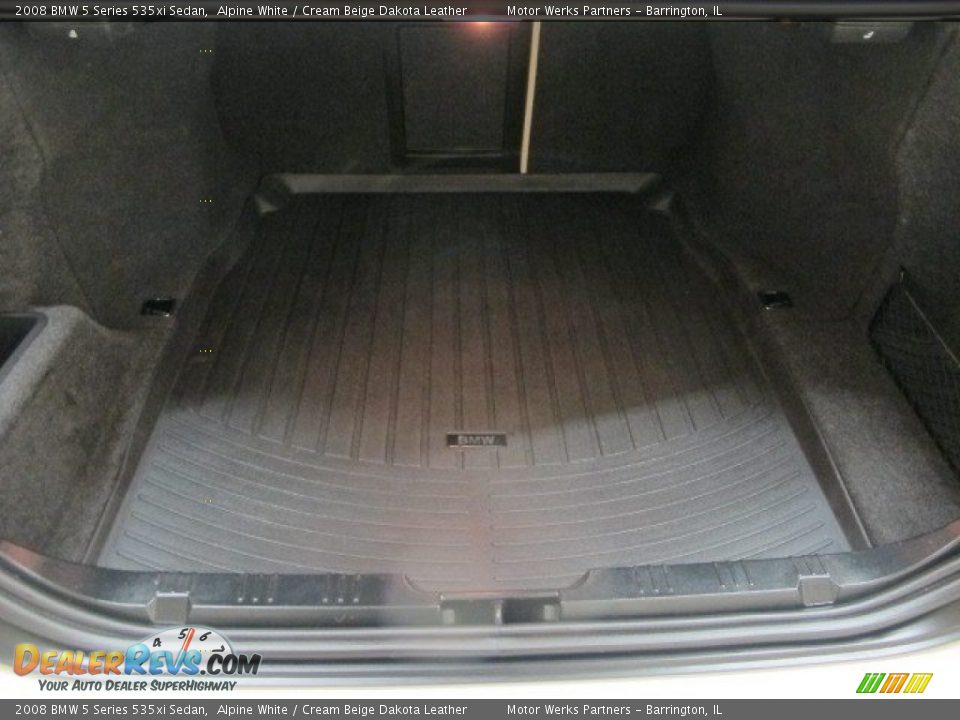 2008 BMW 5 Series 535xi Sedan Alpine White / Cream Beige Dakota Leather Photo #11
