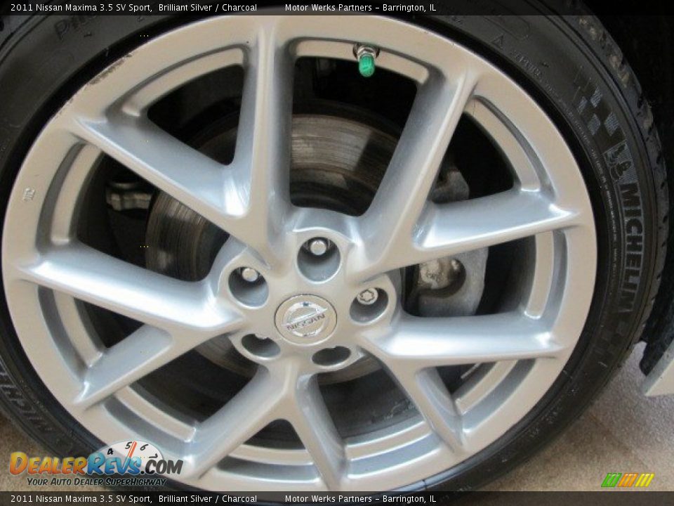 2011 Nissan Maxima 3.5 SV Sport Brilliant Silver / Charcoal Photo #16