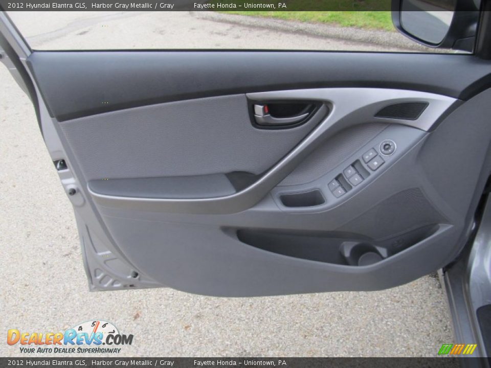 2012 Hyundai Elantra GLS Harbor Gray Metallic / Gray Photo #6