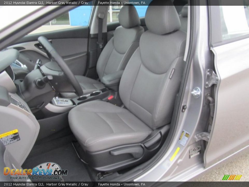 2012 Hyundai Elantra GLS Harbor Gray Metallic / Gray Photo #7