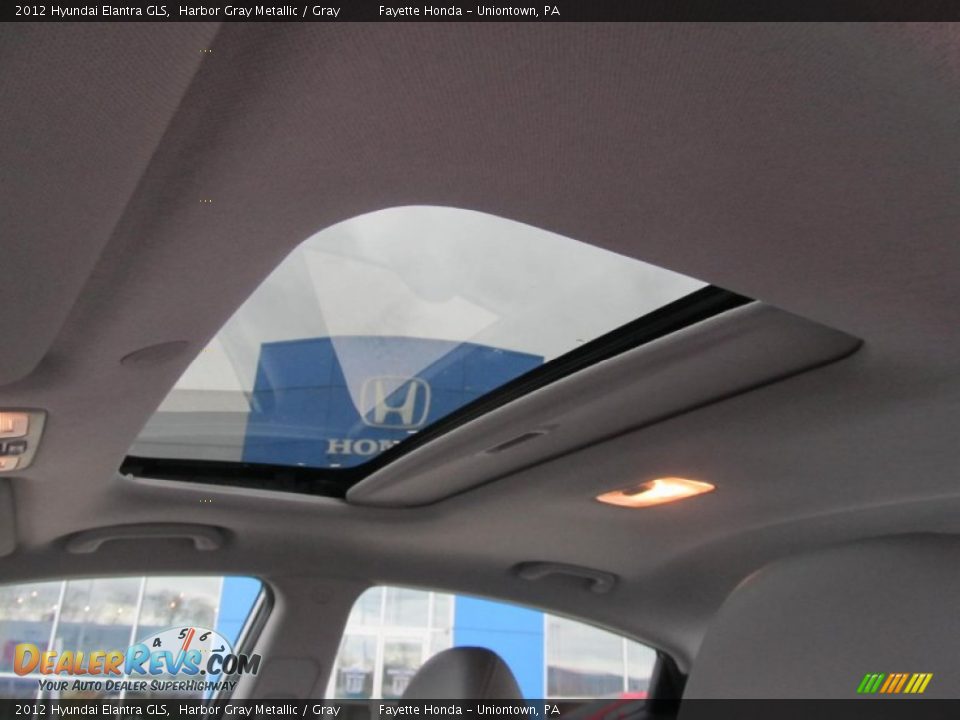 2012 Hyundai Elantra GLS Harbor Gray Metallic / Gray Photo #10