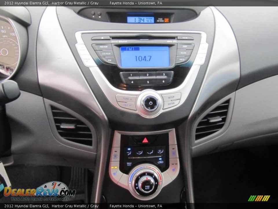 2012 Hyundai Elantra GLS Harbor Gray Metallic / Gray Photo #12