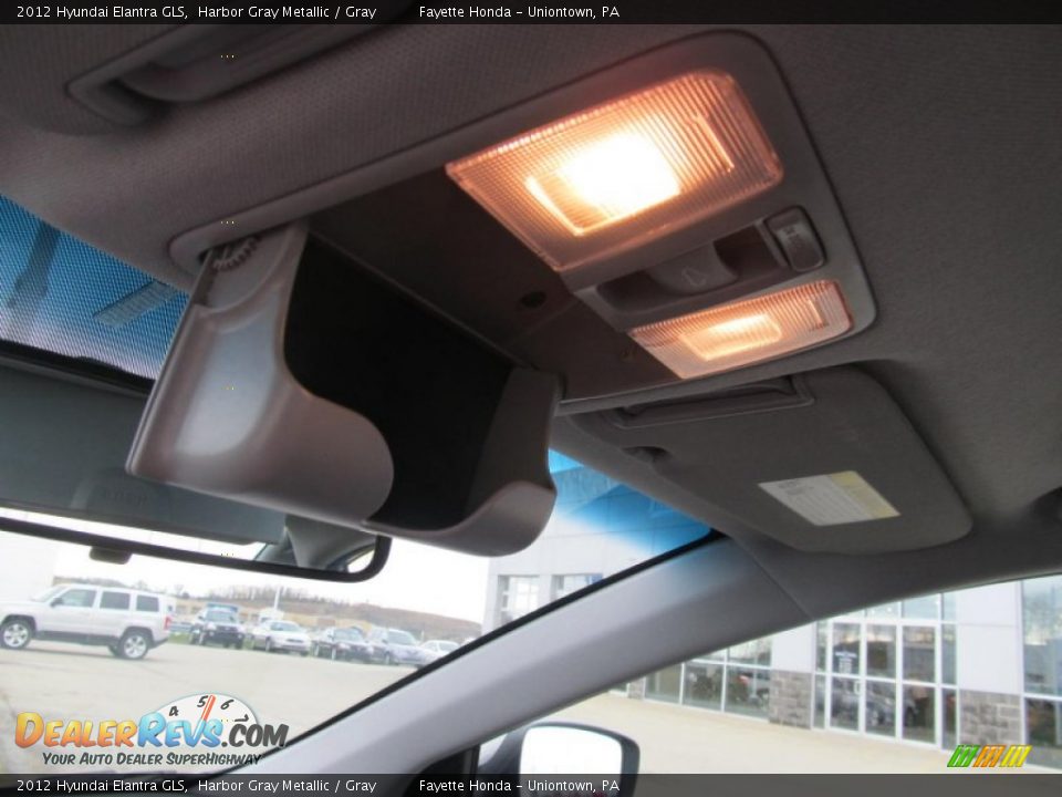 2012 Hyundai Elantra GLS Harbor Gray Metallic / Gray Photo #15