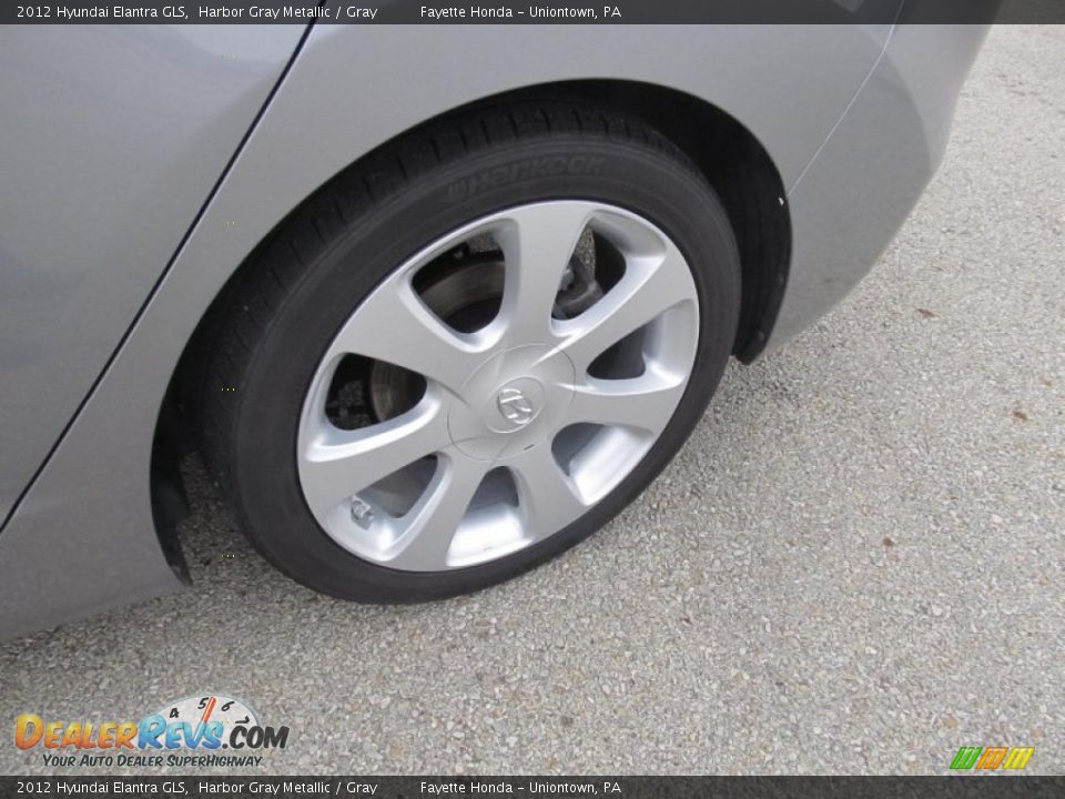 2012 Hyundai Elantra GLS Harbor Gray Metallic / Gray Photo #16