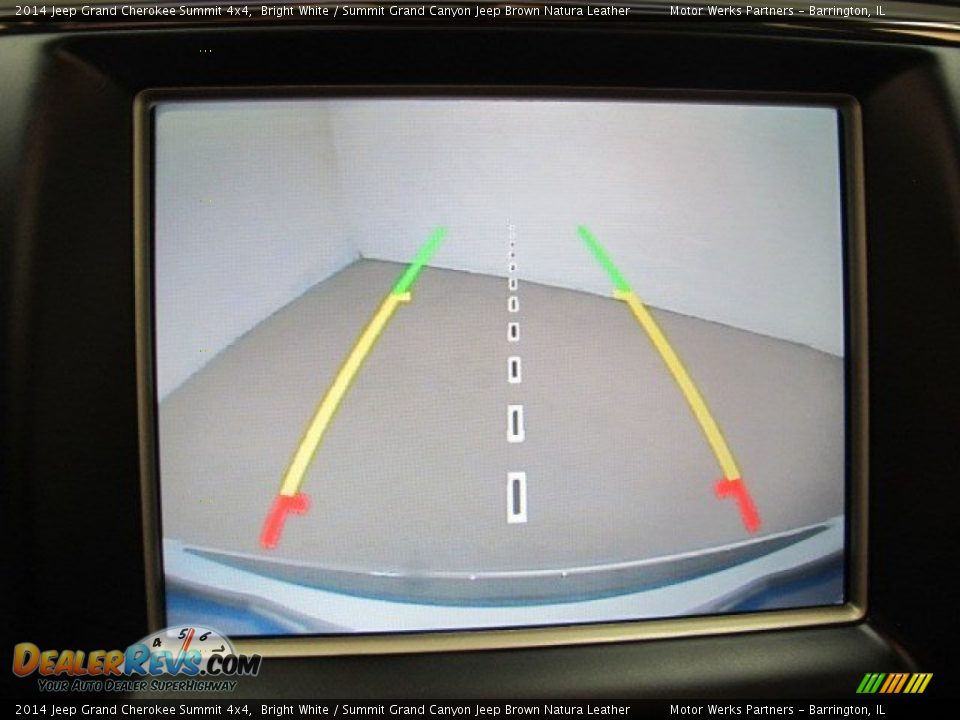 2014 Jeep Grand Cherokee Summit 4x4 Bright White / Summit Grand Canyon Jeep Brown Natura Leather Photo #33