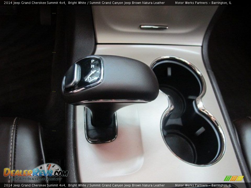 2014 Jeep Grand Cherokee Summit 4x4 Bright White / Summit Grand Canyon Jeep Brown Natura Leather Photo #34