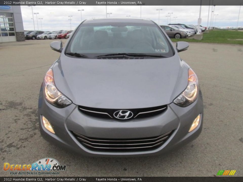 2012 Hyundai Elantra GLS Harbor Gray Metallic / Gray Photo #19