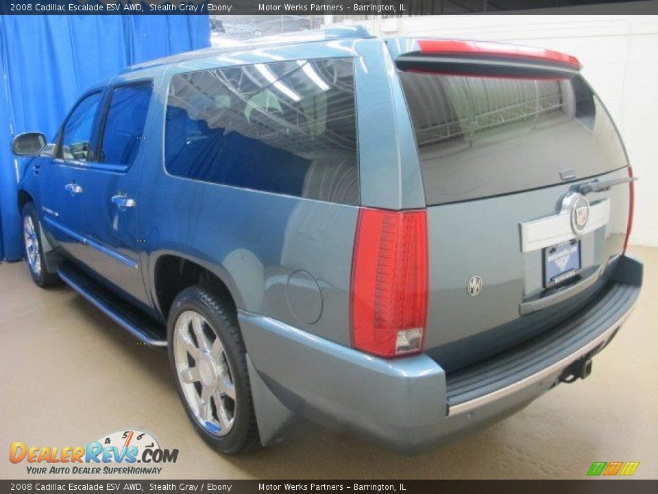 2008 Cadillac Escalade ESV AWD Stealth Gray / Ebony Photo #6