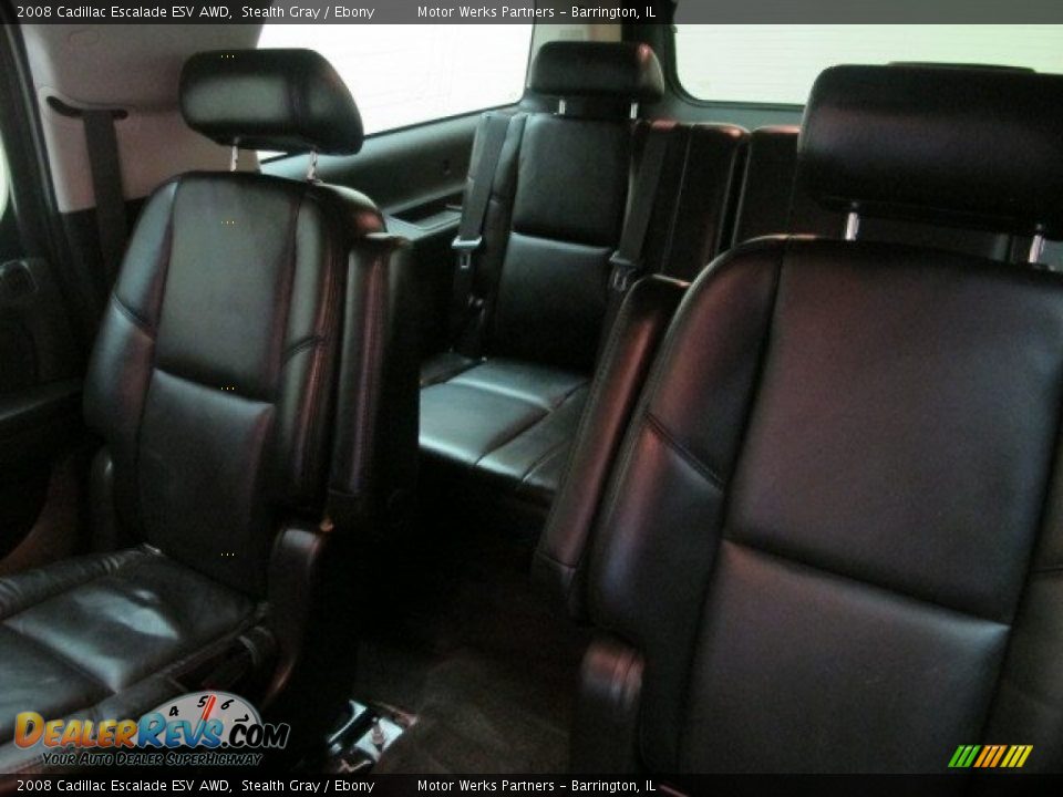 2008 Cadillac Escalade ESV AWD Stealth Gray / Ebony Photo #20