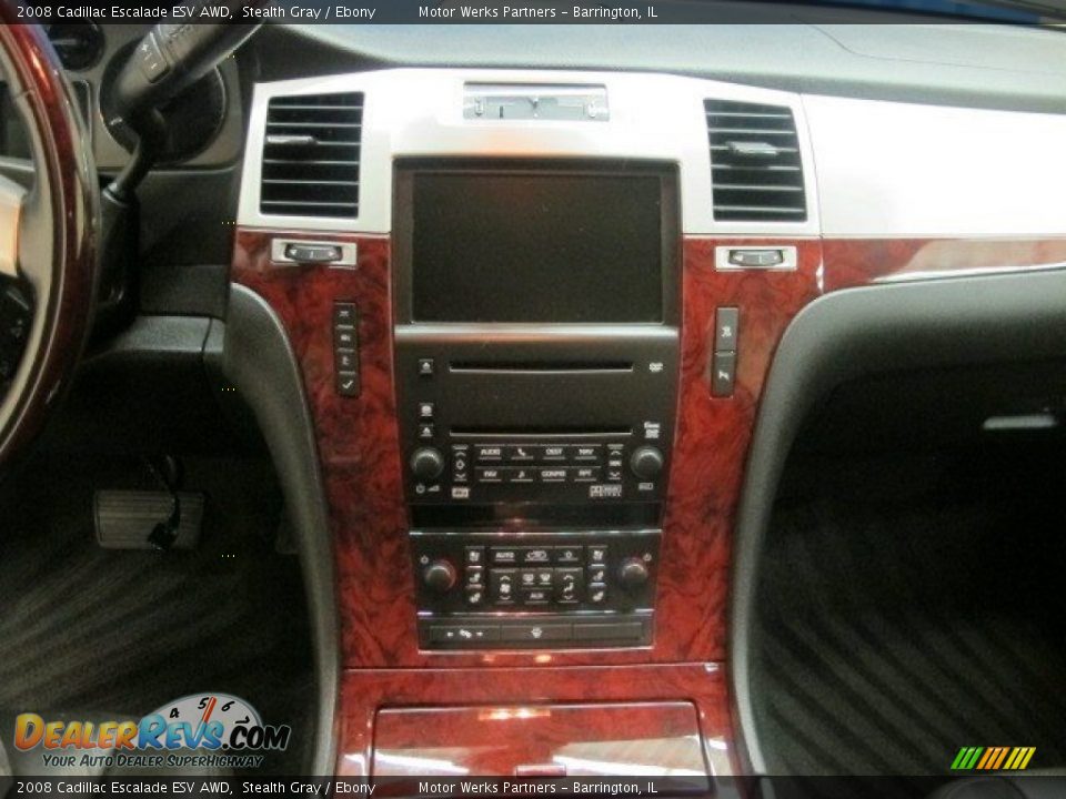 2008 Cadillac Escalade ESV AWD Stealth Gray / Ebony Photo #32