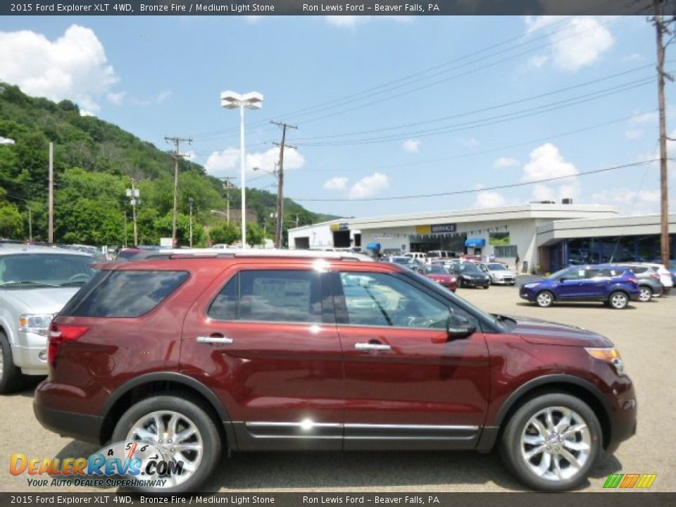 Bronze Fire 2015 Ford Explorer XLT 4WD Photo #1