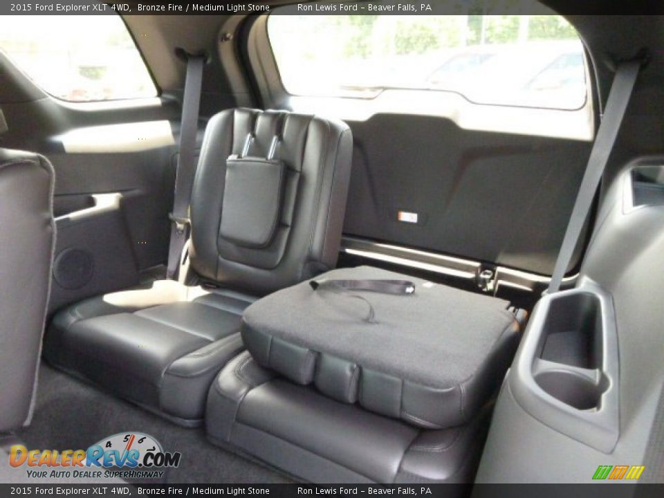 Rear Seat of 2015 Ford Explorer XLT 4WD Photo #12