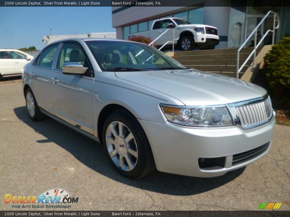 2006 Lincoln Zephyr Silver Frost Metallic / Light Stone Photo #2