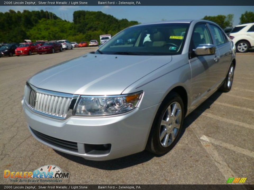 2006 Lincoln Zephyr Silver Frost Metallic / Light Stone Photo #4