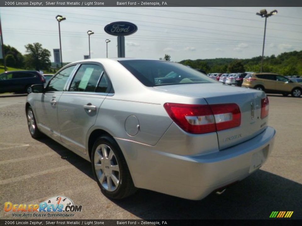2006 Lincoln Zephyr Silver Frost Metallic / Light Stone Photo #5