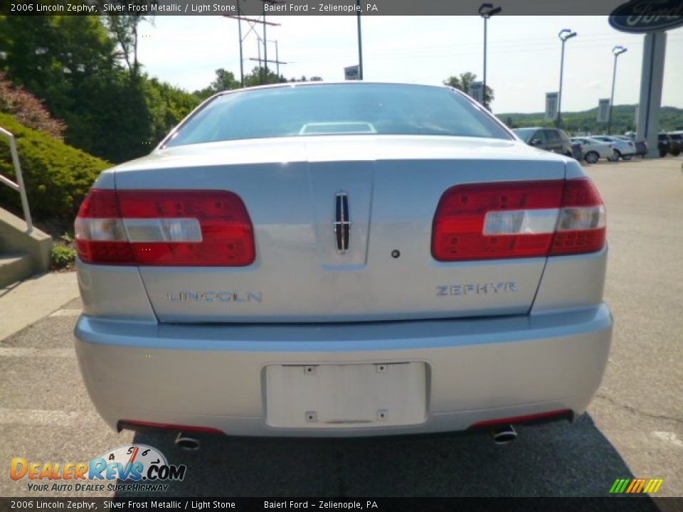 2006 Lincoln Zephyr Silver Frost Metallic / Light Stone Photo #6
