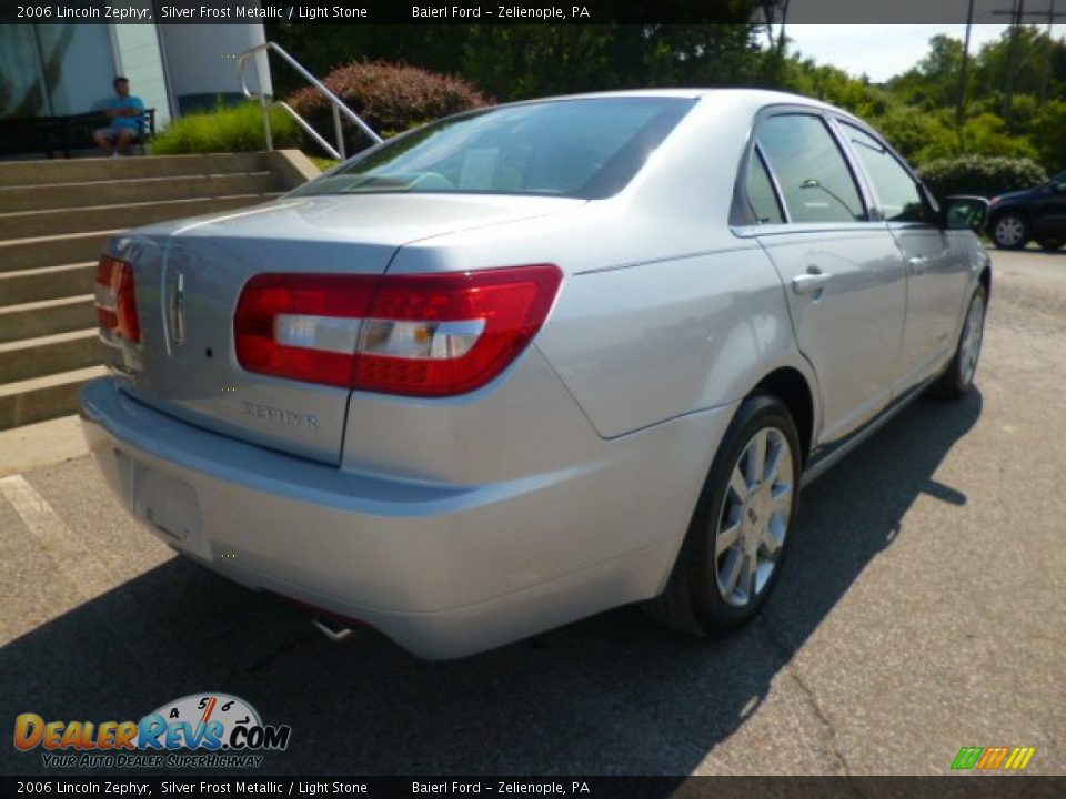 2006 Lincoln Zephyr Silver Frost Metallic / Light Stone Photo #7