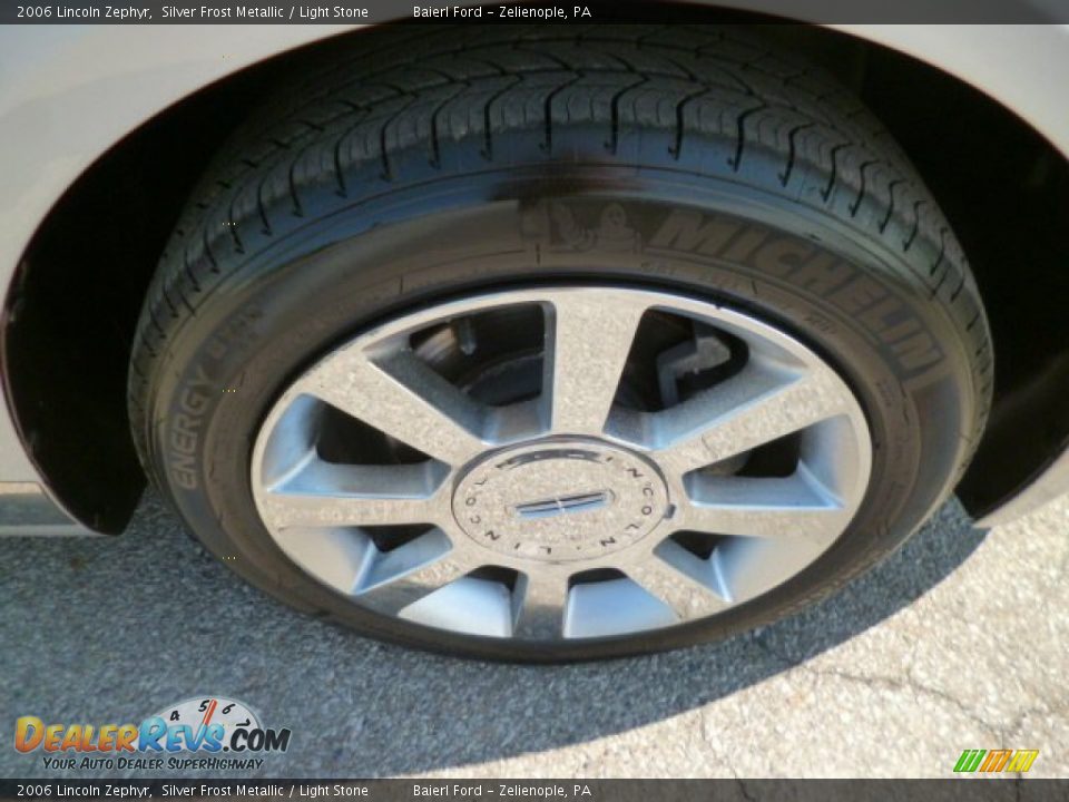 2006 Lincoln Zephyr Silver Frost Metallic / Light Stone Photo #8