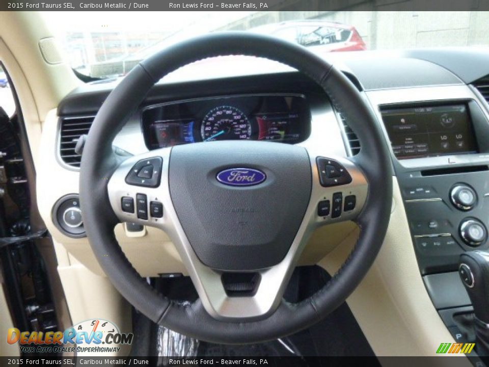2015 Ford Taurus SEL Steering Wheel Photo #19