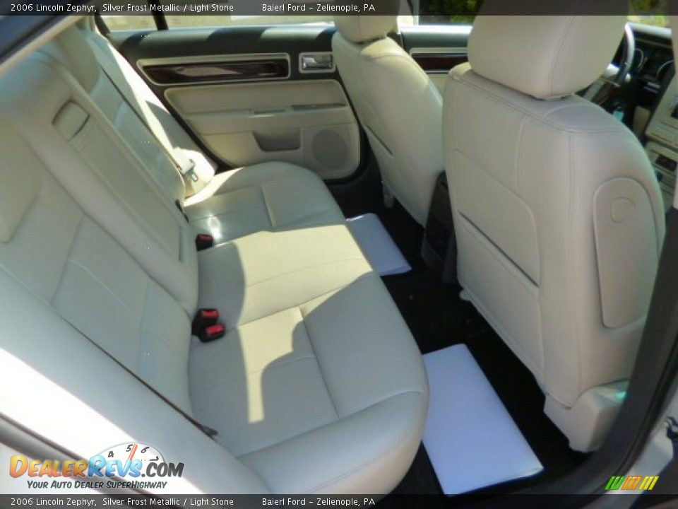 2006 Lincoln Zephyr Silver Frost Metallic / Light Stone Photo #12