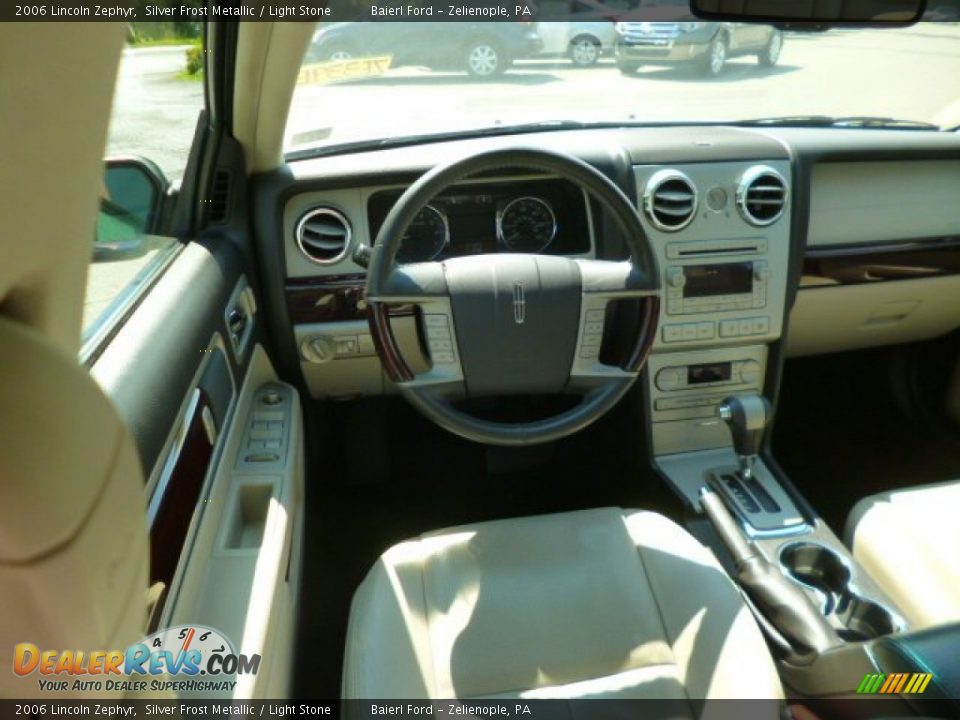 2006 Lincoln Zephyr Silver Frost Metallic / Light Stone Photo #14