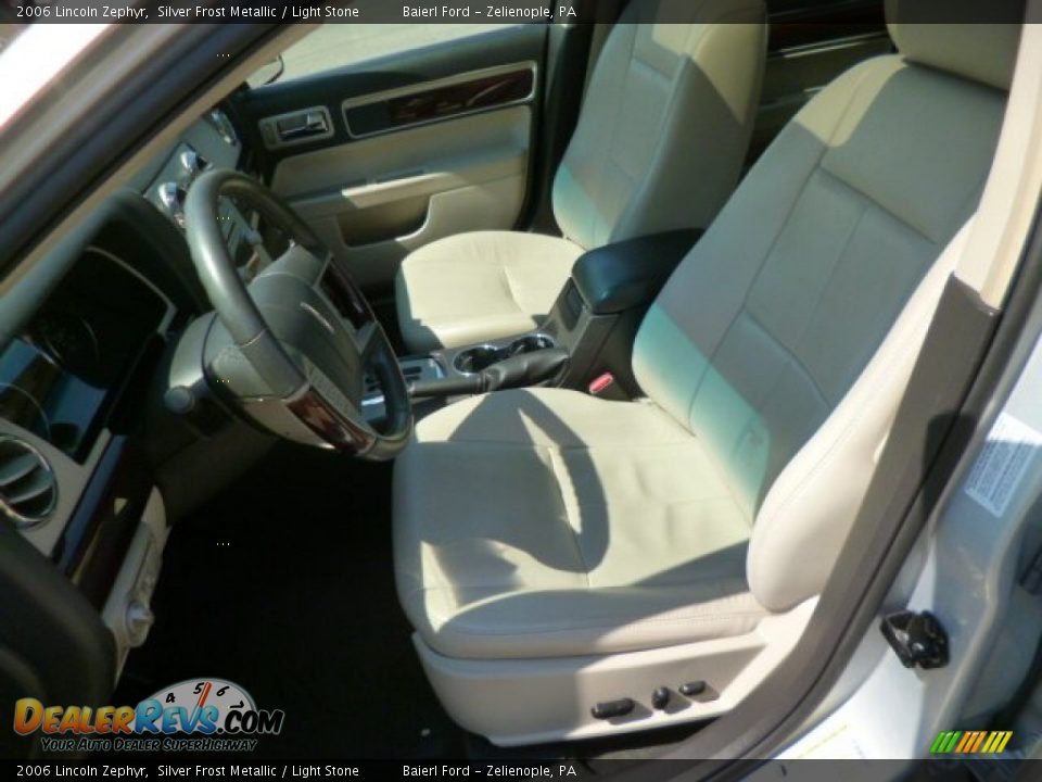 2006 Lincoln Zephyr Silver Frost Metallic / Light Stone Photo #15