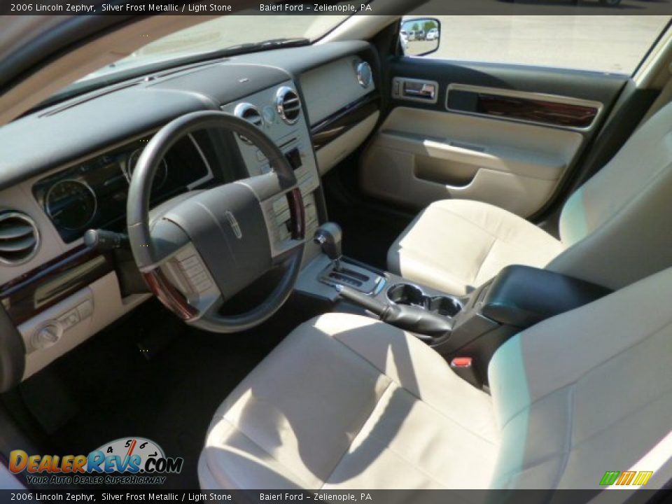 2006 Lincoln Zephyr Silver Frost Metallic / Light Stone Photo #16