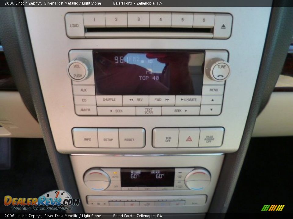 2006 Lincoln Zephyr Silver Frost Metallic / Light Stone Photo #19