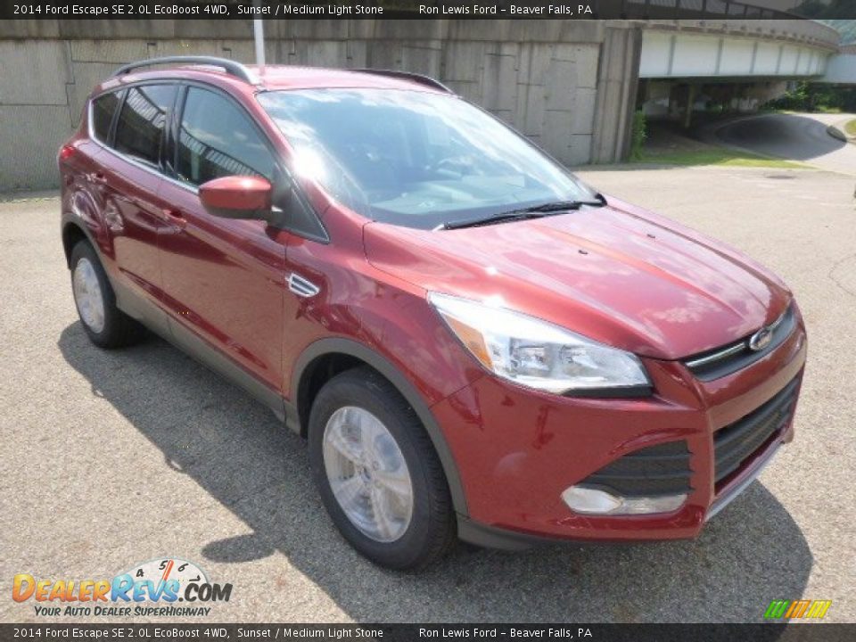 2014 Ford Escape SE 2.0L EcoBoost 4WD Sunset / Medium Light Stone Photo #2
